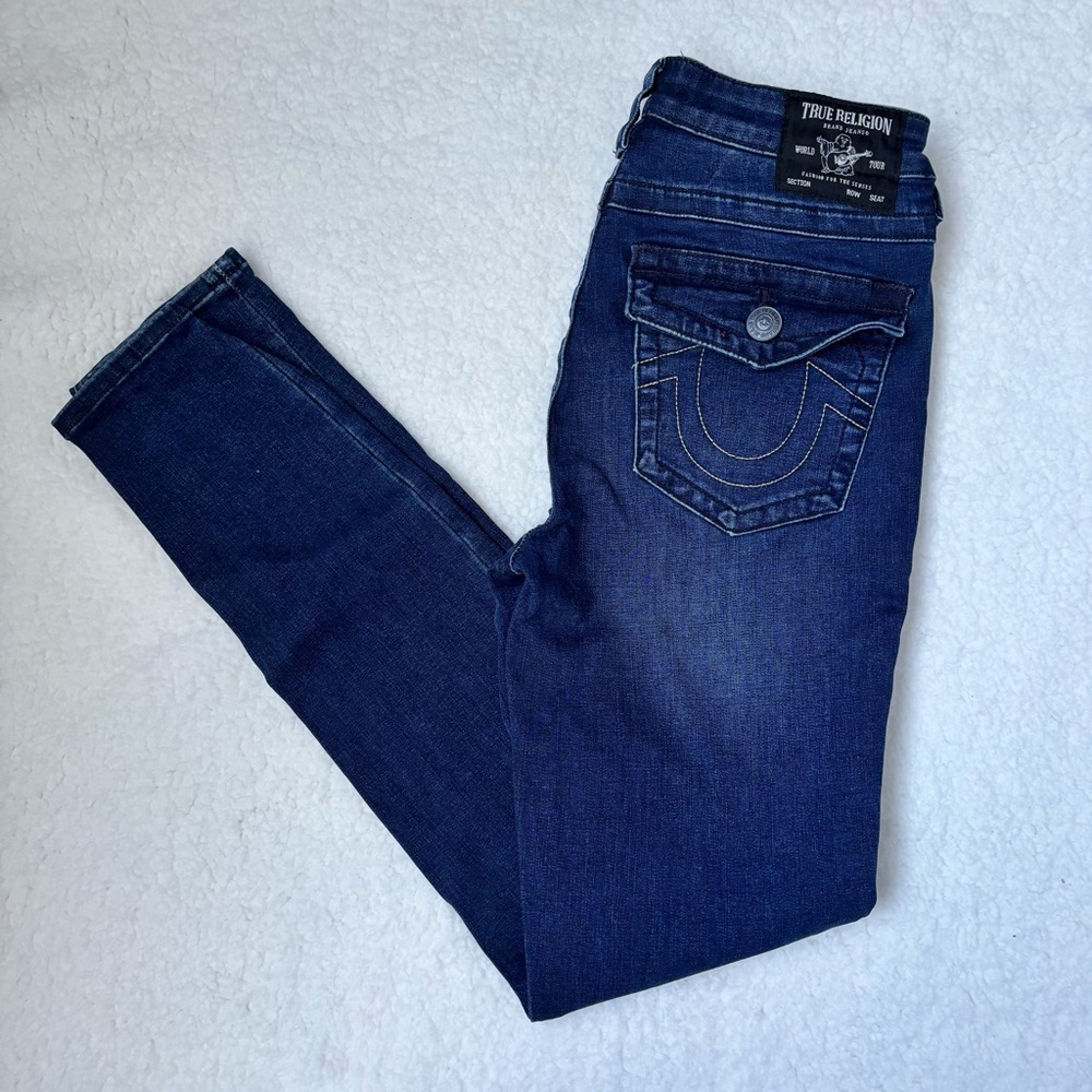 True Religion High Rise Super Skinny Jeans